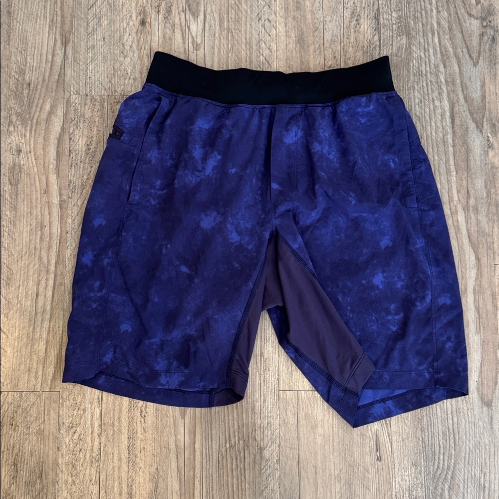 Purple Tie-Dye lulu lemon Shorts